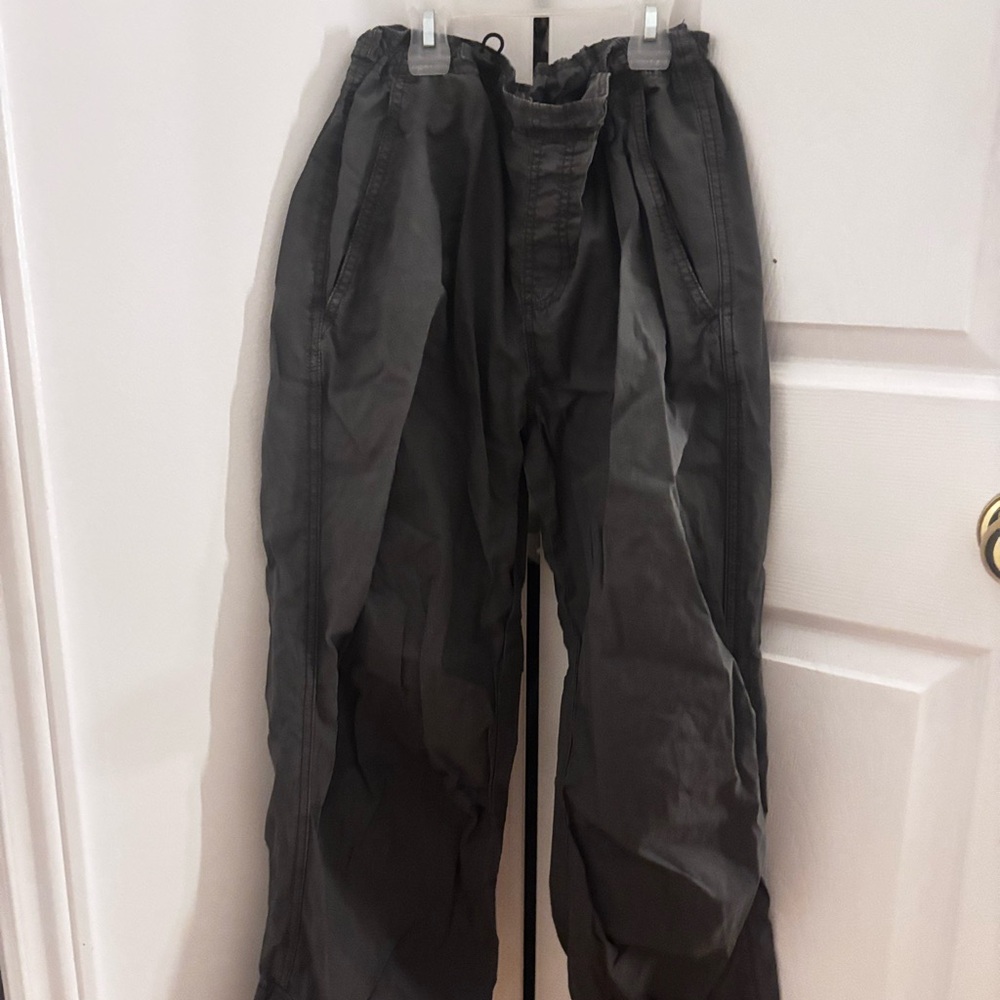 Women’s Grey Parachute Pants